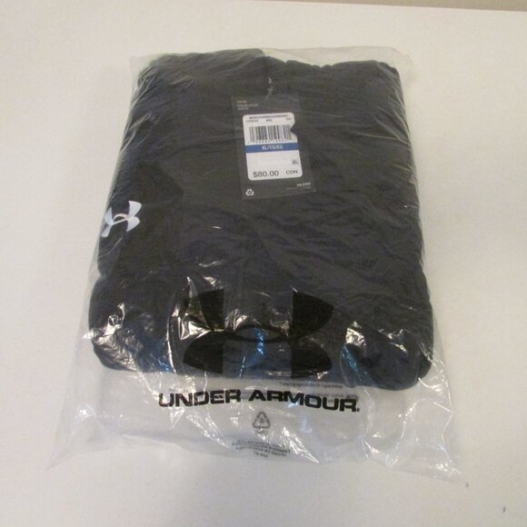 NEW Under Armour Men's Full-Zip Hoodie, Rival Fleece black, XL - Picture 2 of 5